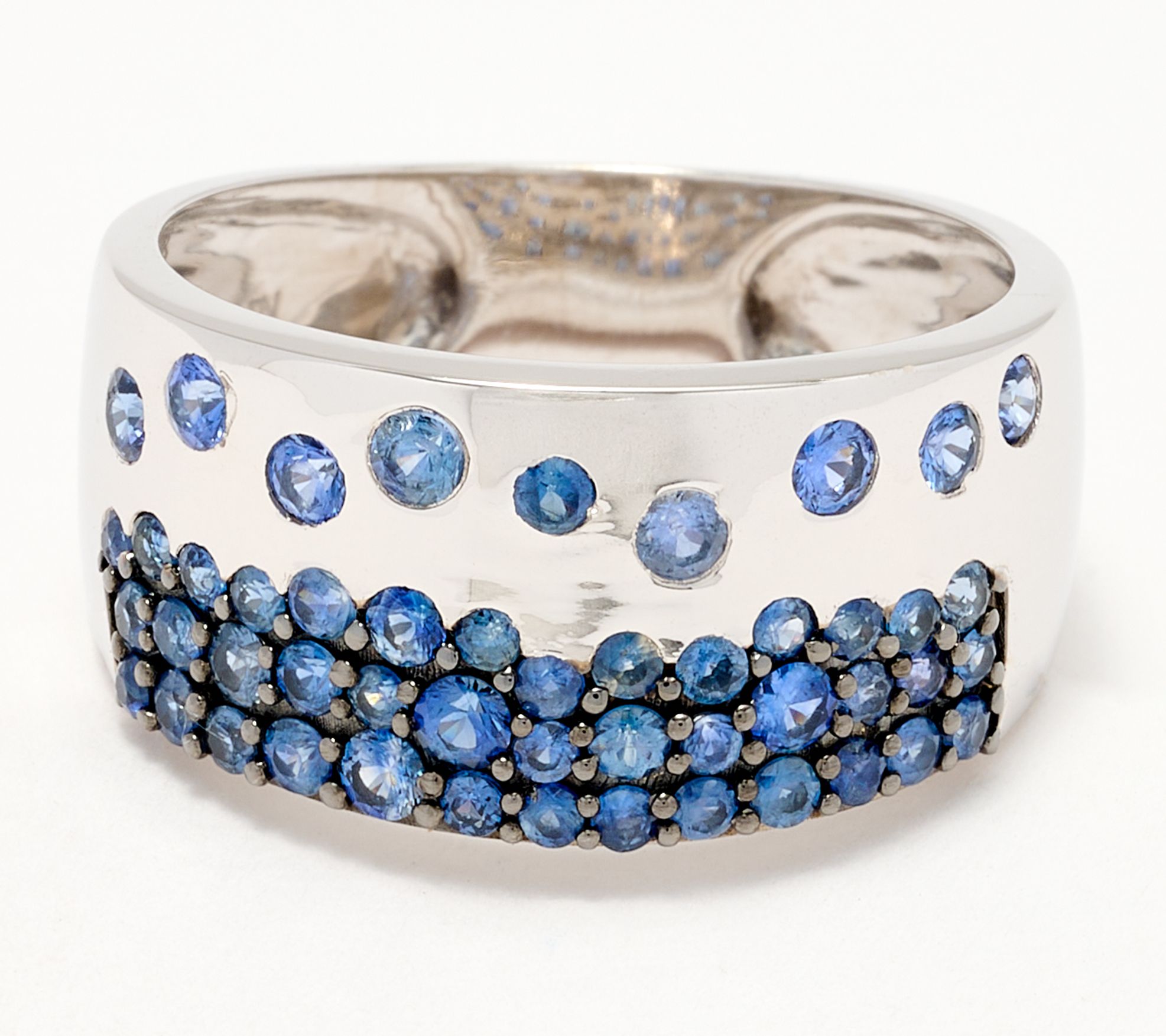 KALLATI 1 cttw Blue Sapphire Ring, 14K Gold
