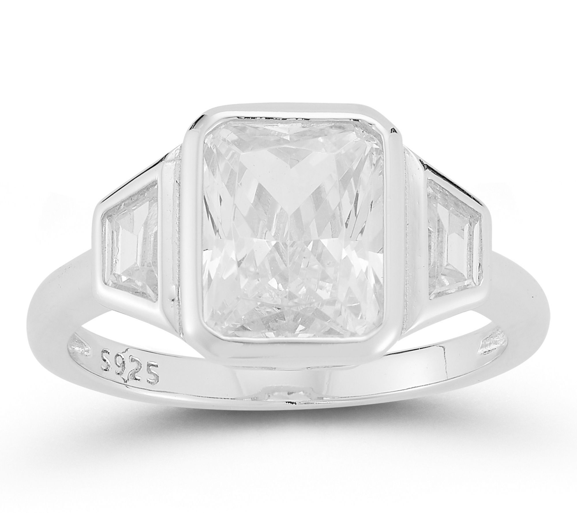 Rachel Zoe Radiant Engagement Ring, Sterling Si lver
