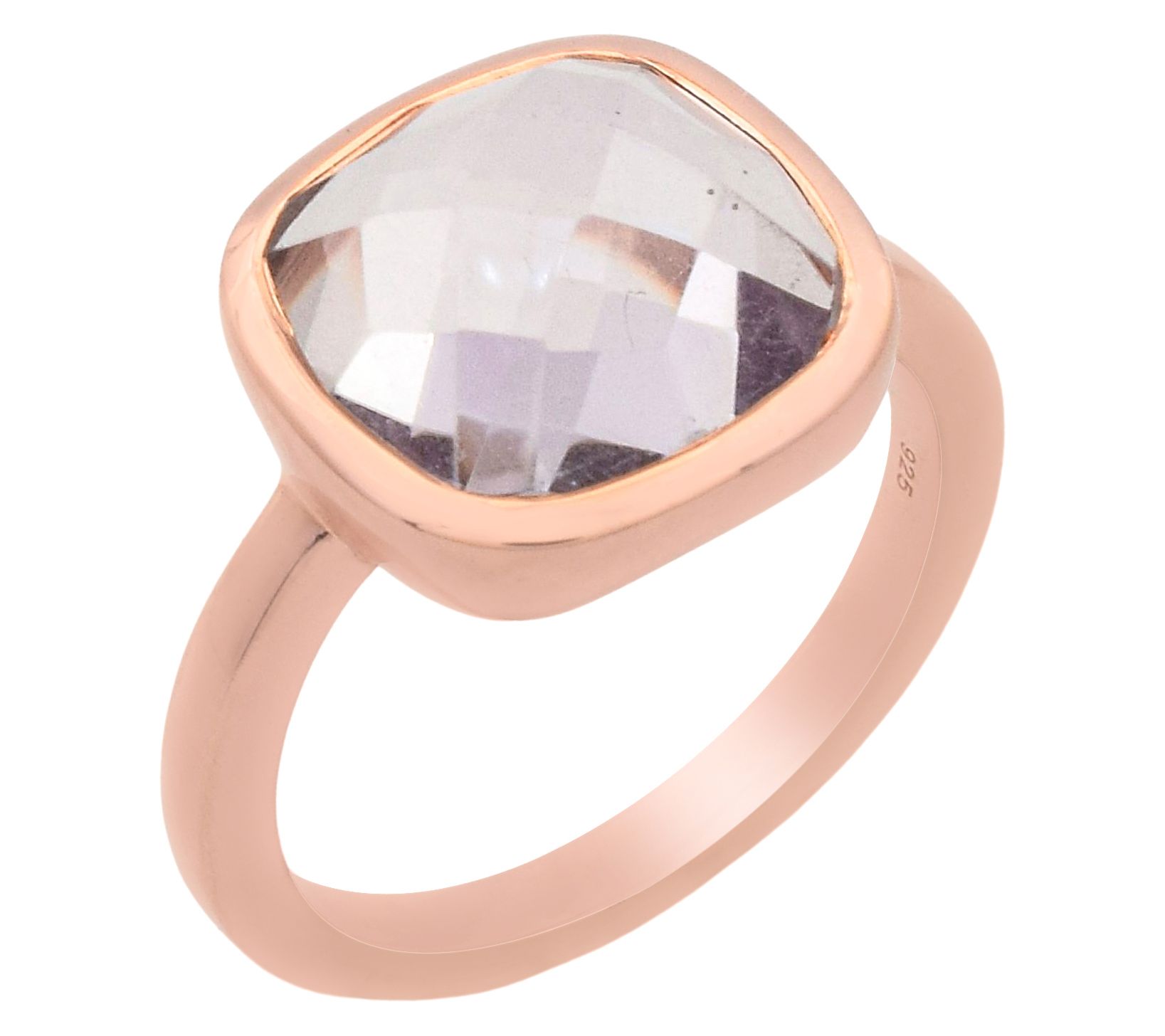 Affinity Gems Solitaire Gemstone Ring, 14K Plated