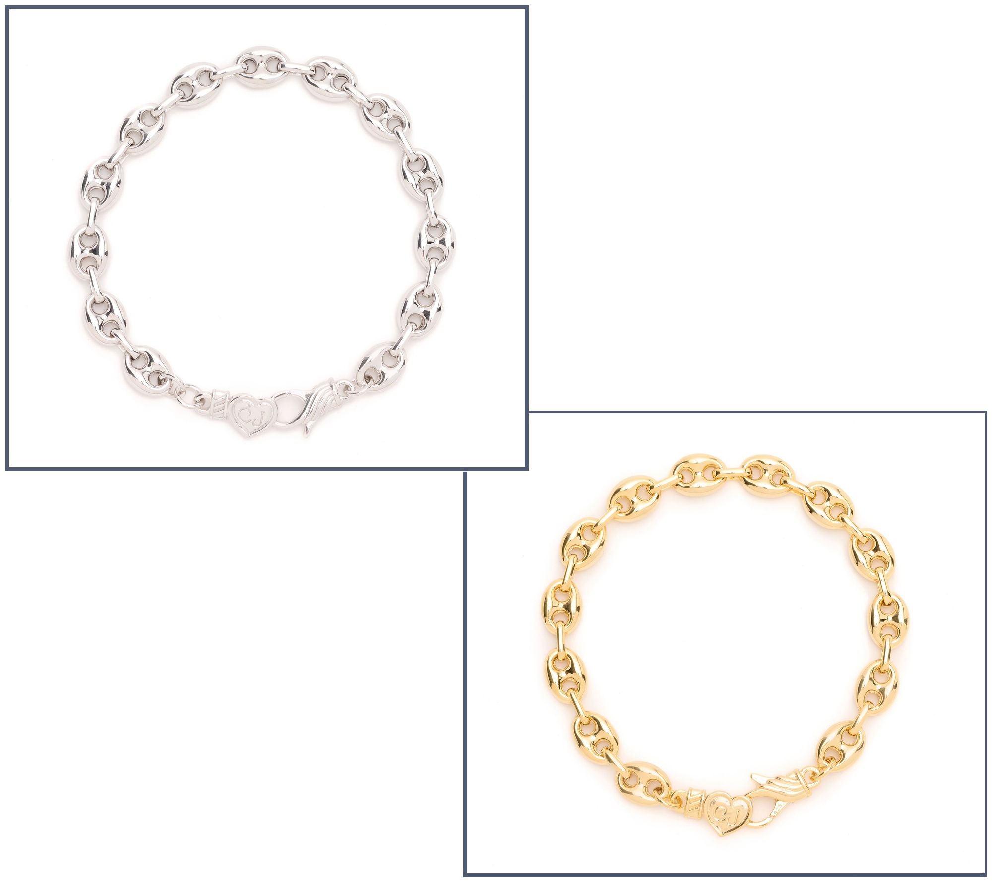  Christian James by Scott Grimes Sterling 4mm Mariner Link Bracelet - J456263