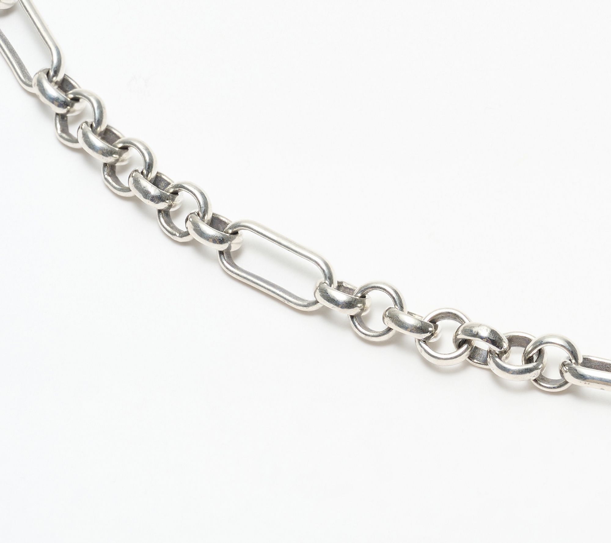 Christian James by Scott Grimes Sterling Rolo Signature Link Necklace 16.0g