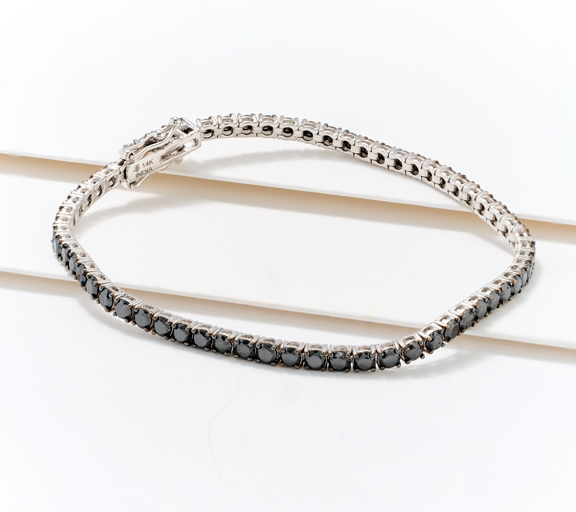"As Is" Affinity Diamonds 5.00ct Black Diamond Bracelet