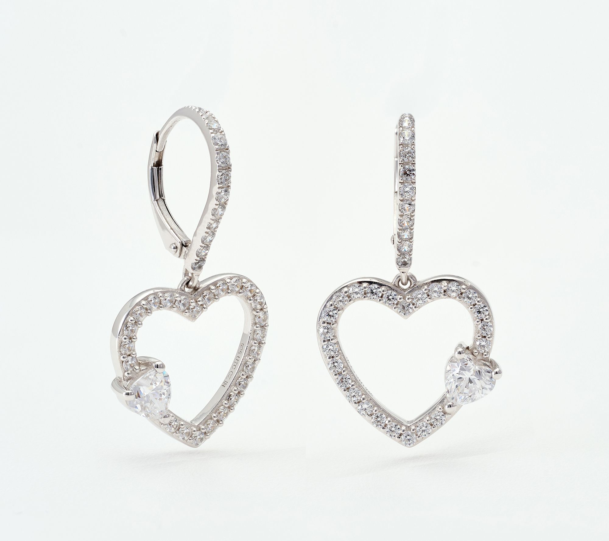 Diamonique x Kathy Levine Always and Forever Earrings, Sterl