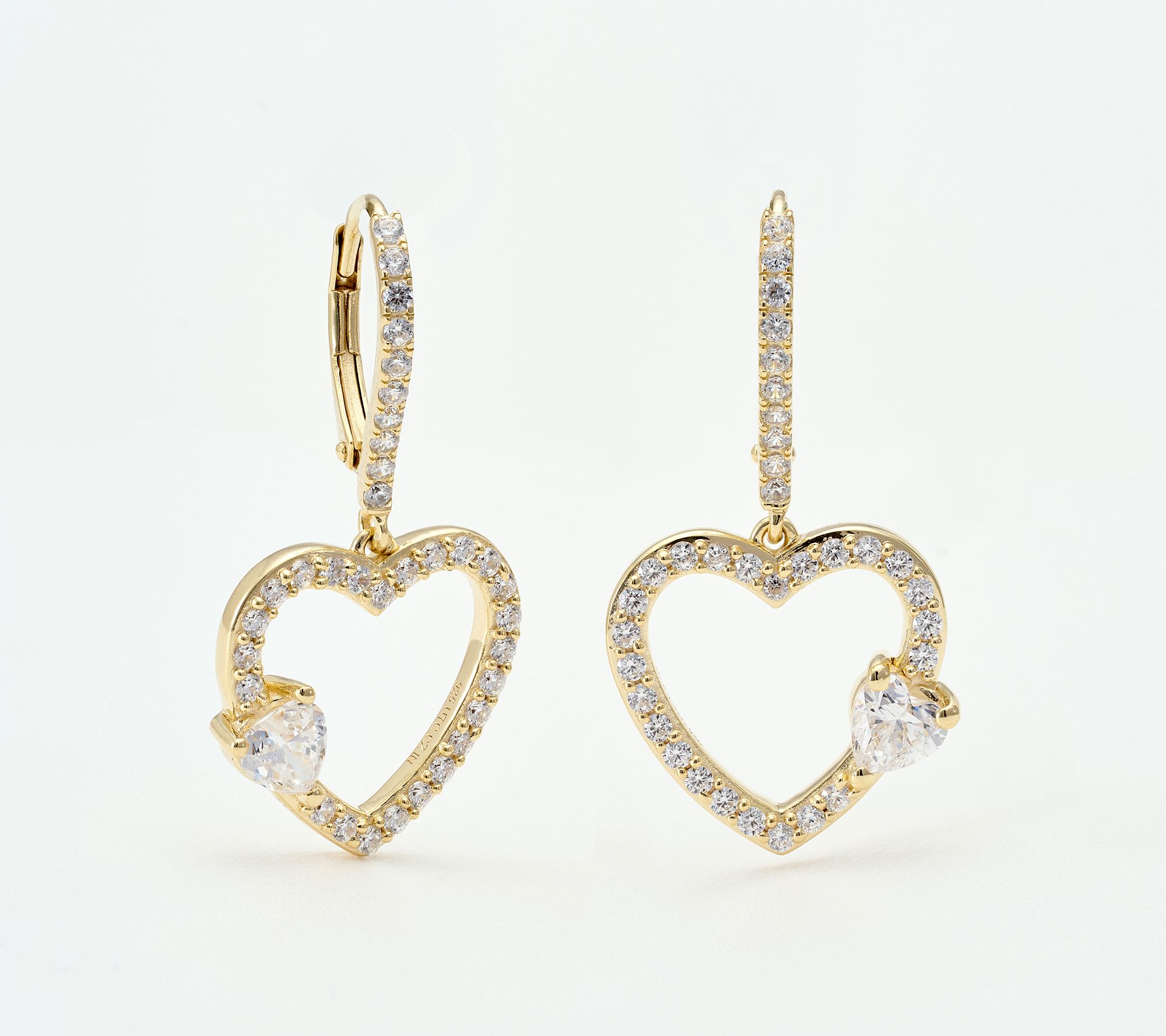 Diamonique x Kathy Levine Always and Forever Earrings, Sterl