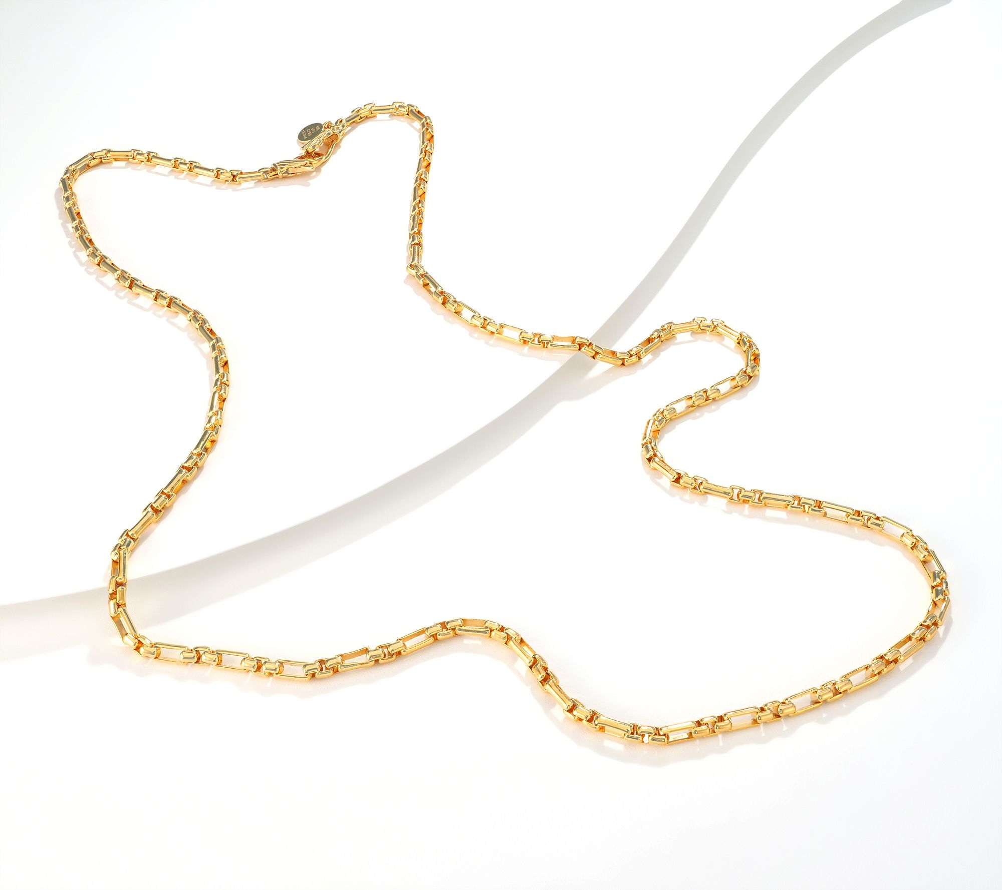 "As Is" Christian James by Scott Grimes 18K Clad 24" Link Necklace