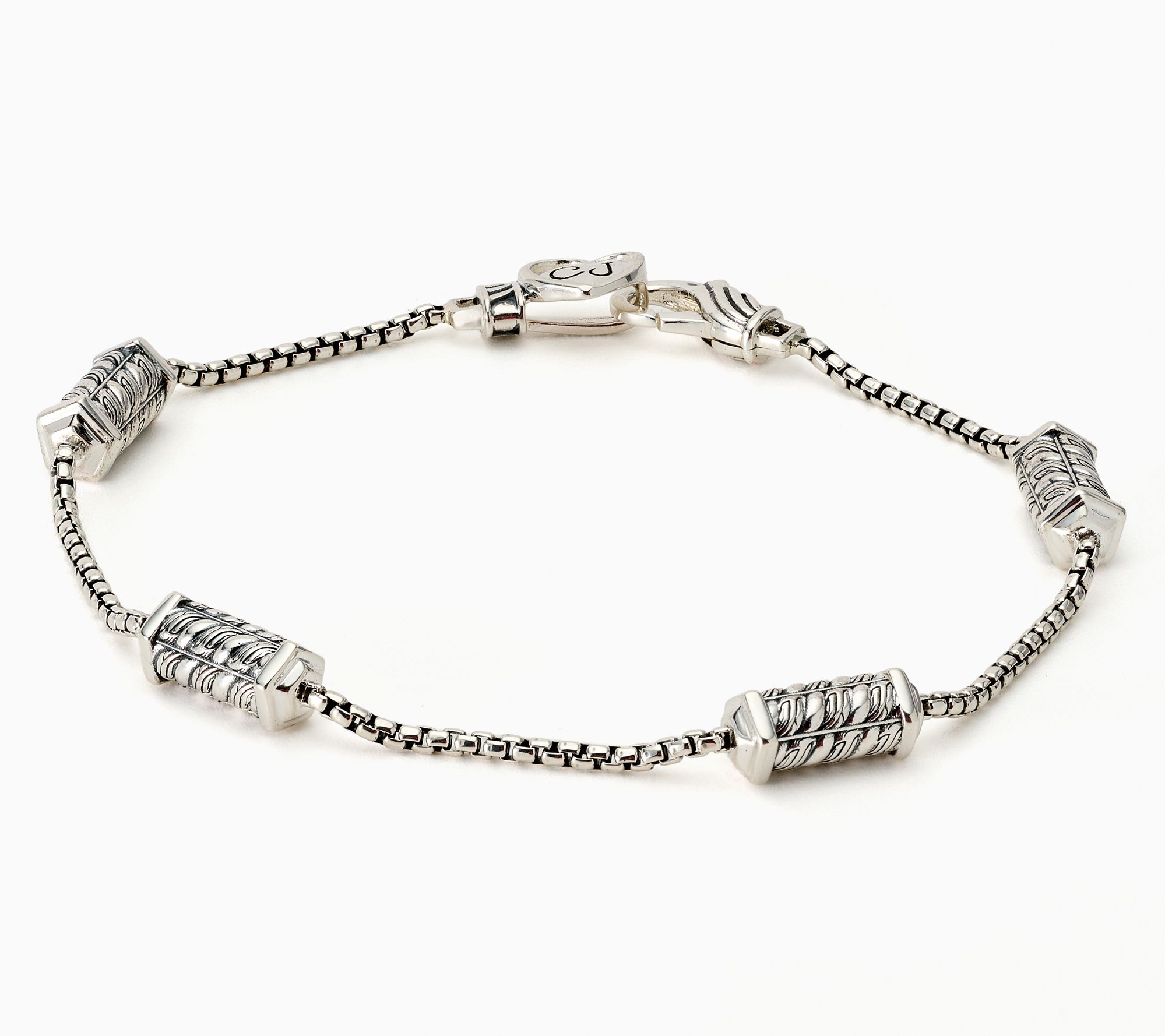 Christian James by Scott Grimes Sterling Silver Wishing Wheel Bracelet