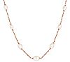 Honora Sterling Silver Graduated Cultured P earl Necklace