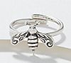 "As Is" Silver Spoon Sterling Silver Animal Adjustable Ring
