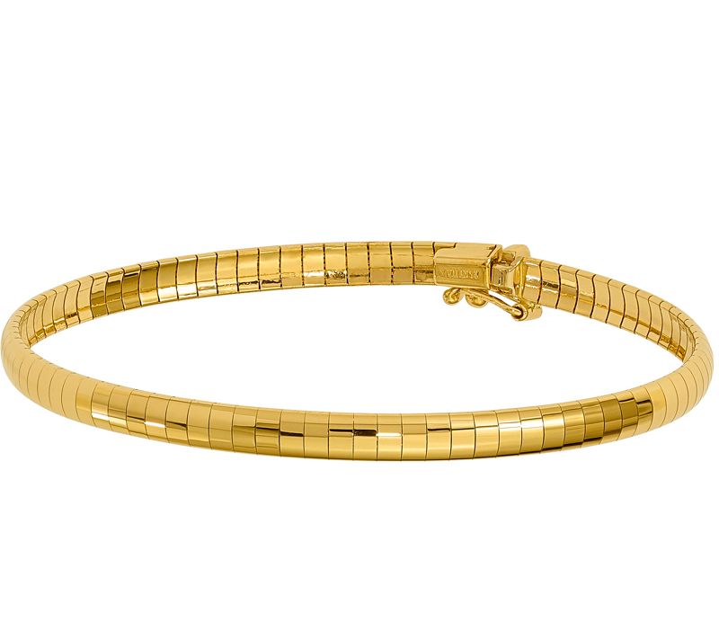 14k omega bracelet
