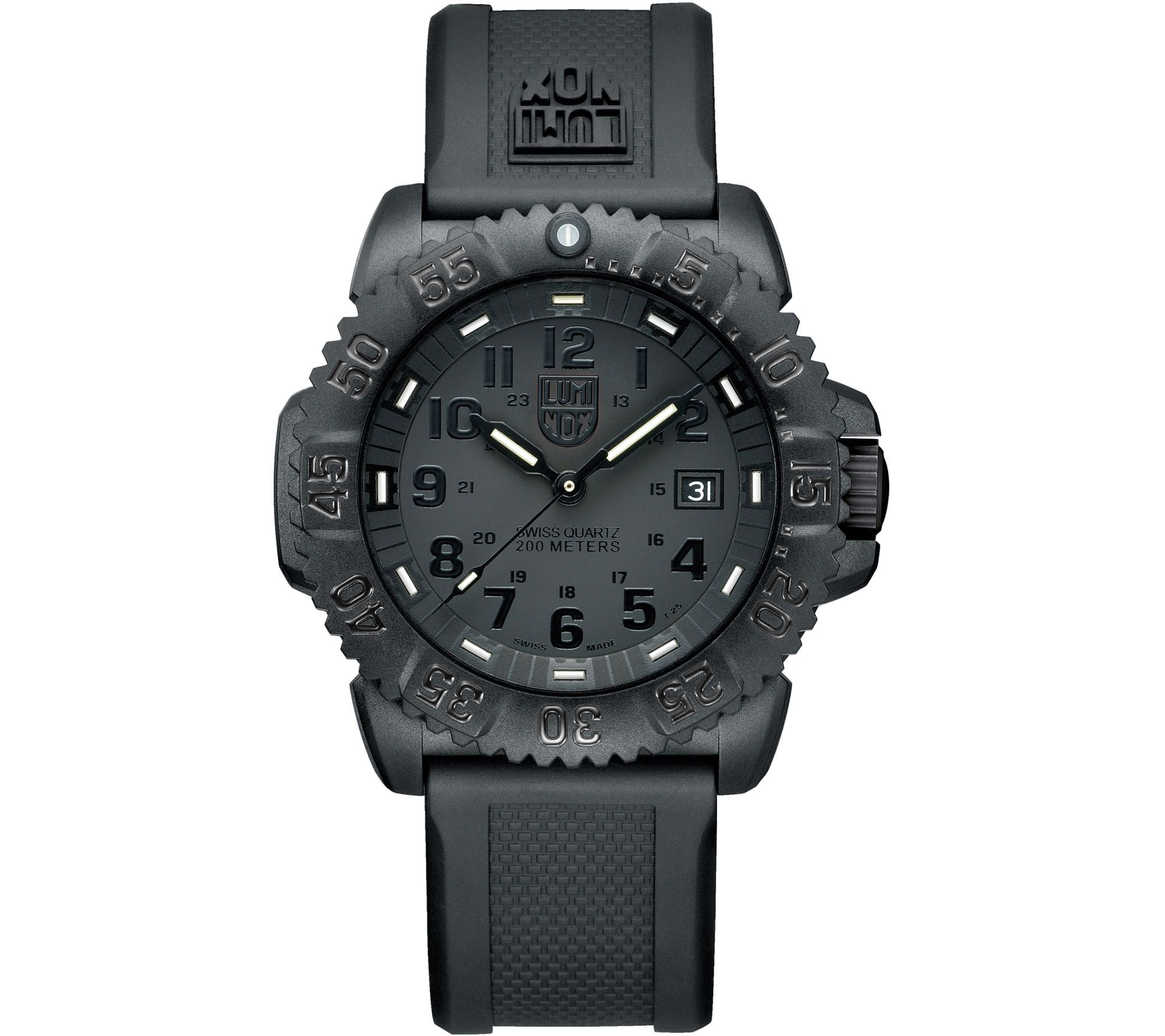 Luminox Men's Navy Seal Blackout Colormark Watch - QVC.com