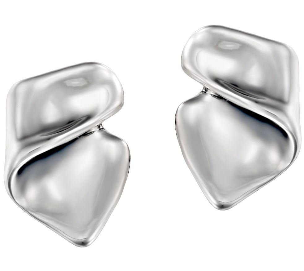 Hagit Sterling Silver Wave Earrings