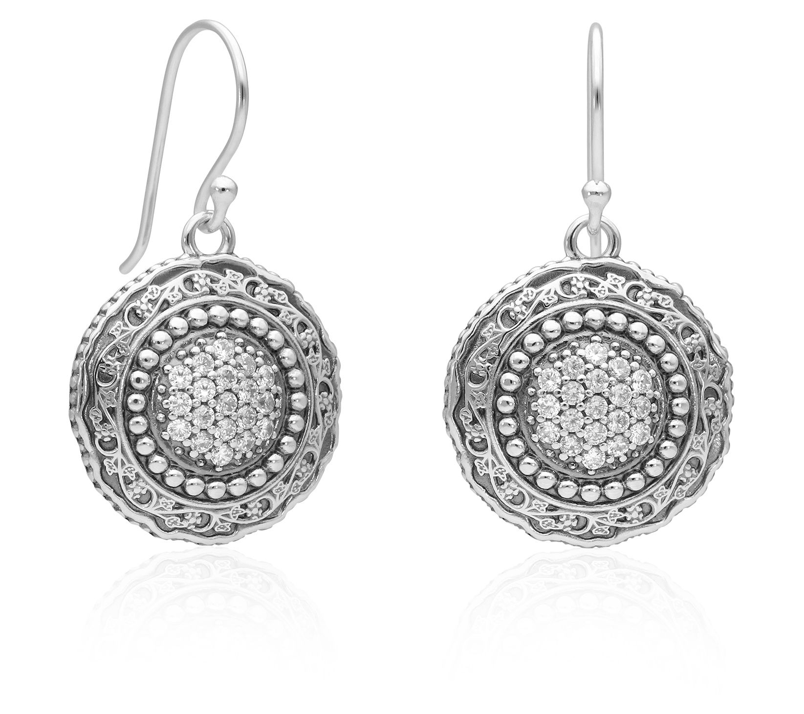 Or Paz Sterling Silver Gemstone Dangle Earrings