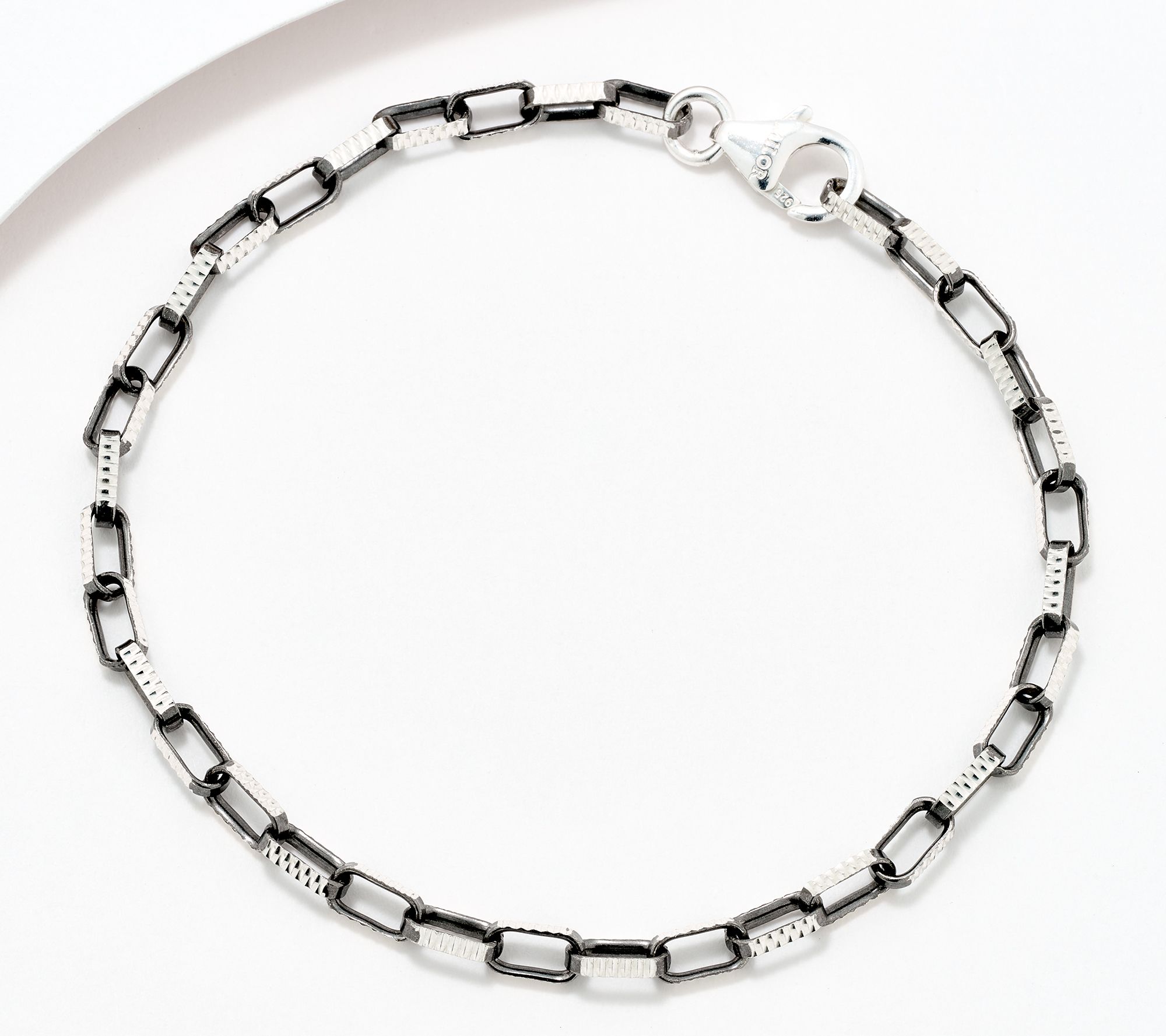 David Markstein Sterling Silver Premiere Luxe Paperclip Bracelet