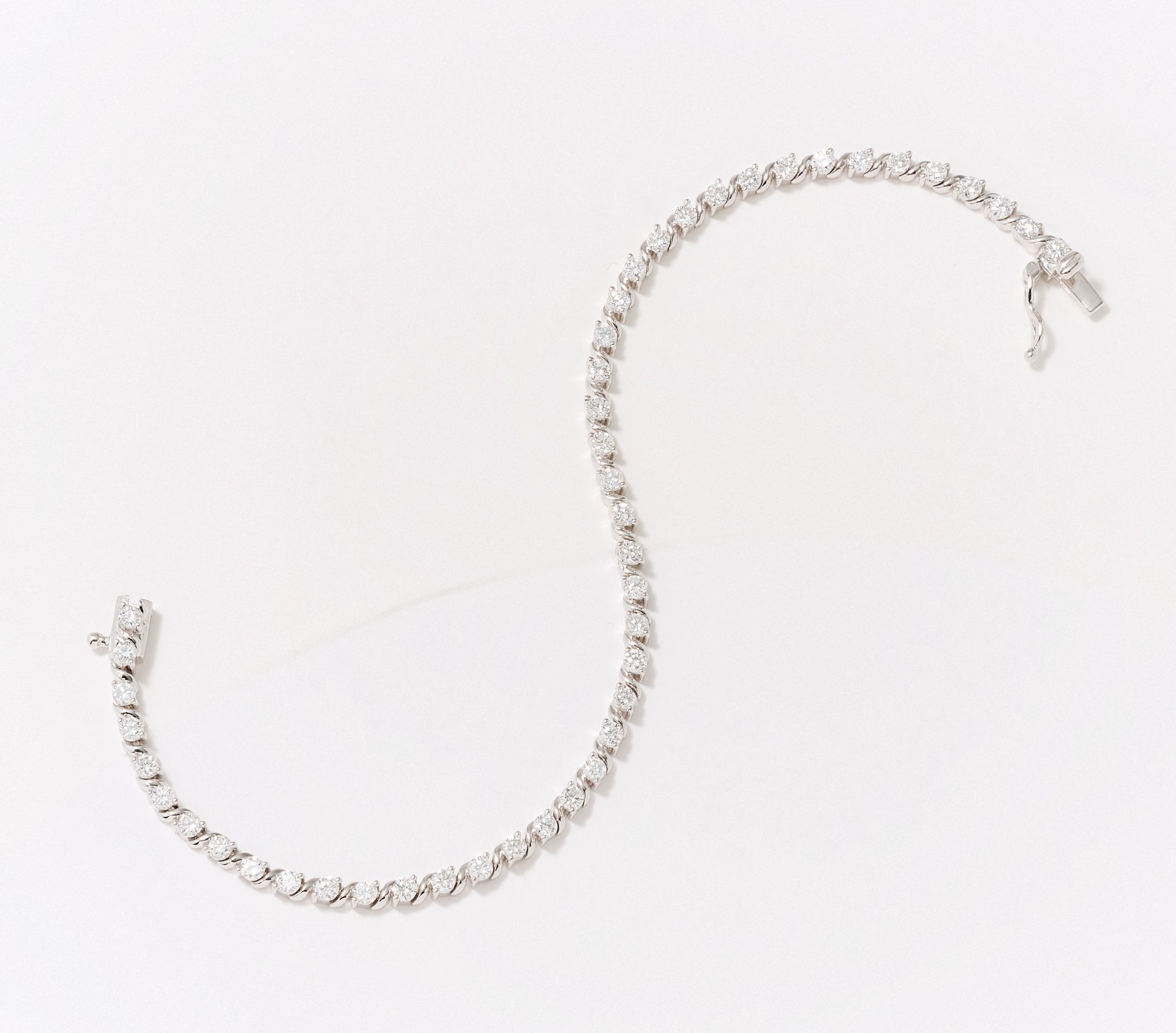 Fire Light Lab Grown Diamond 2.00 cttw Tennis Bracelet, Sterl