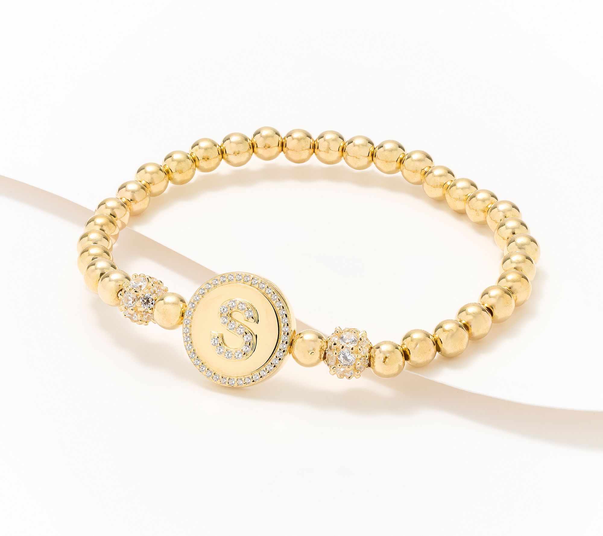 Diamonique x Kathy Levine All Mine Bracelet, 14K Gold Plated