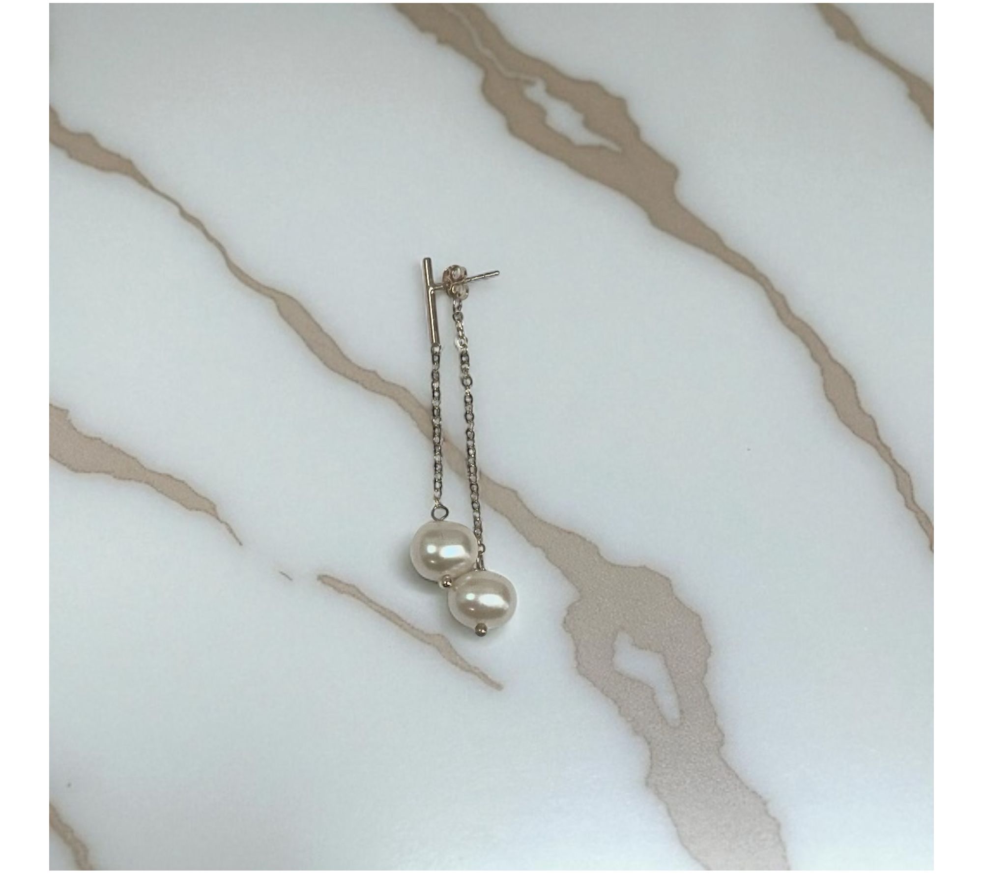 Alkeme 10K Gold "Attach Me" Drop Earrings