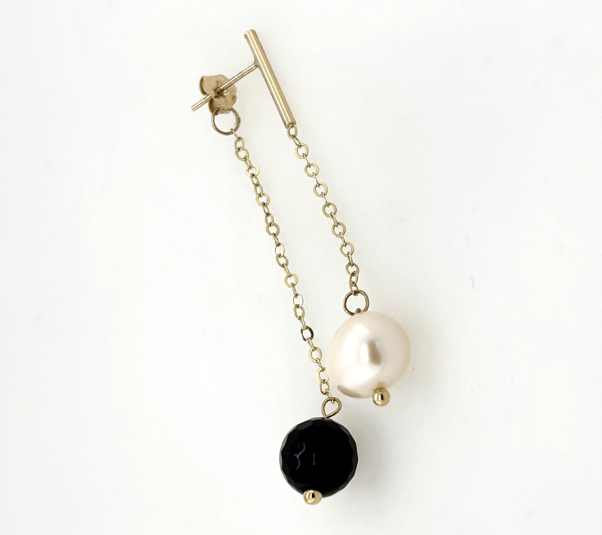 Alkeme 10K Gold "Attach Me" Drop Earrings