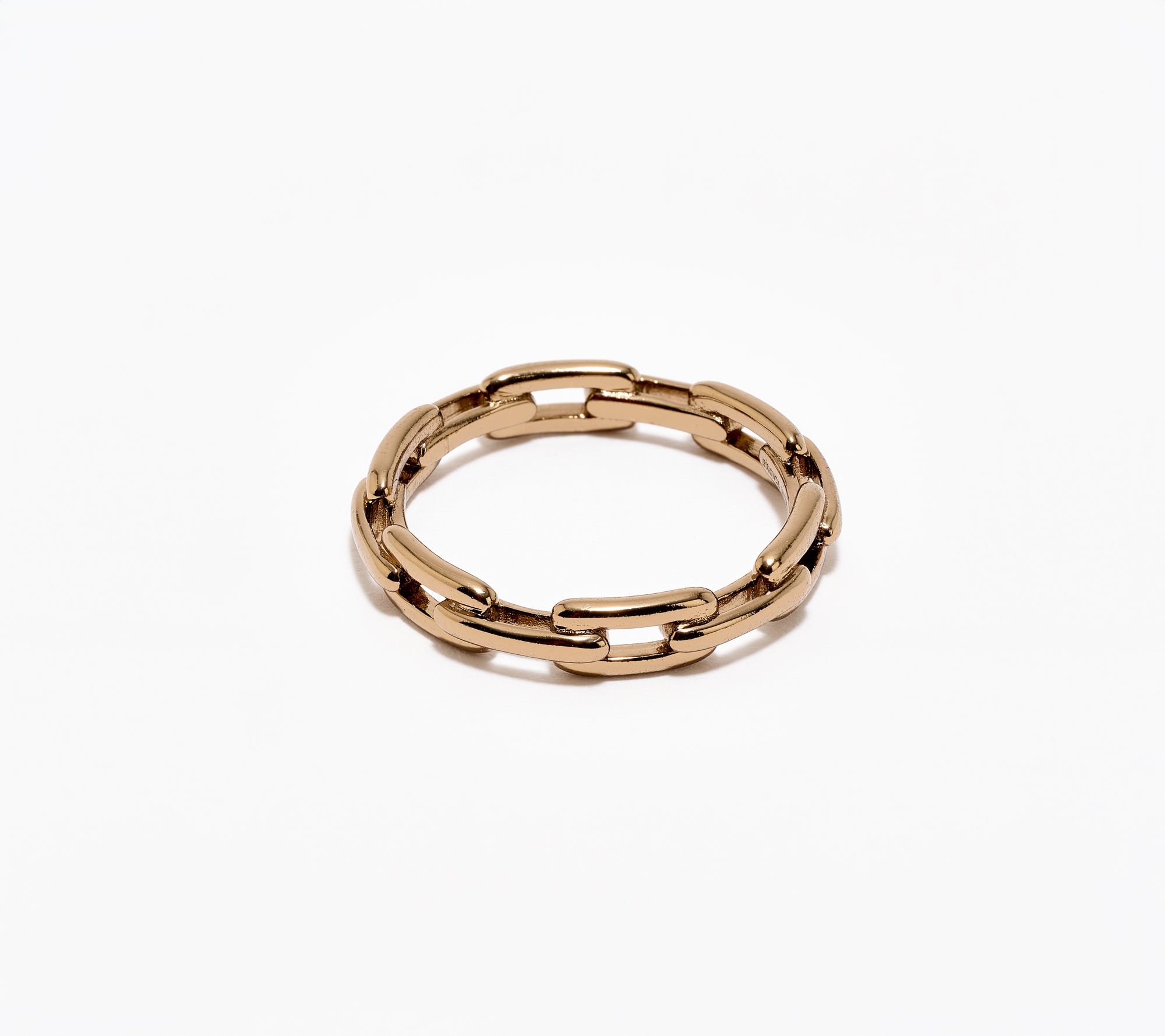 David Markstein Bronze Luxe Paper Clip Detail Ring