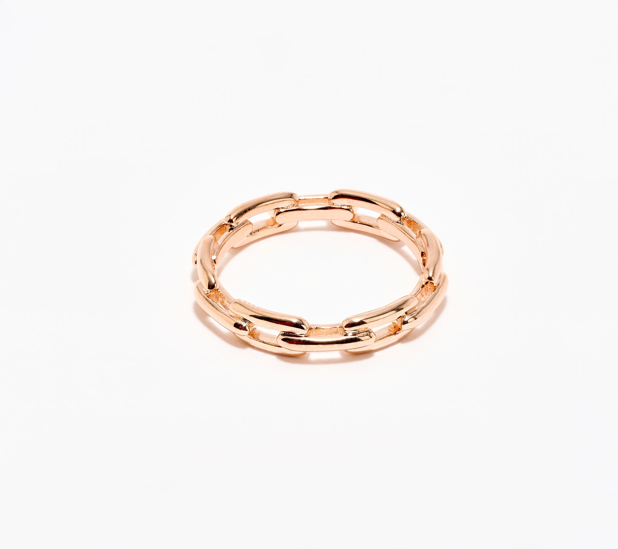 David Markstein Bronze Luxe Paper Clip Detail Ring