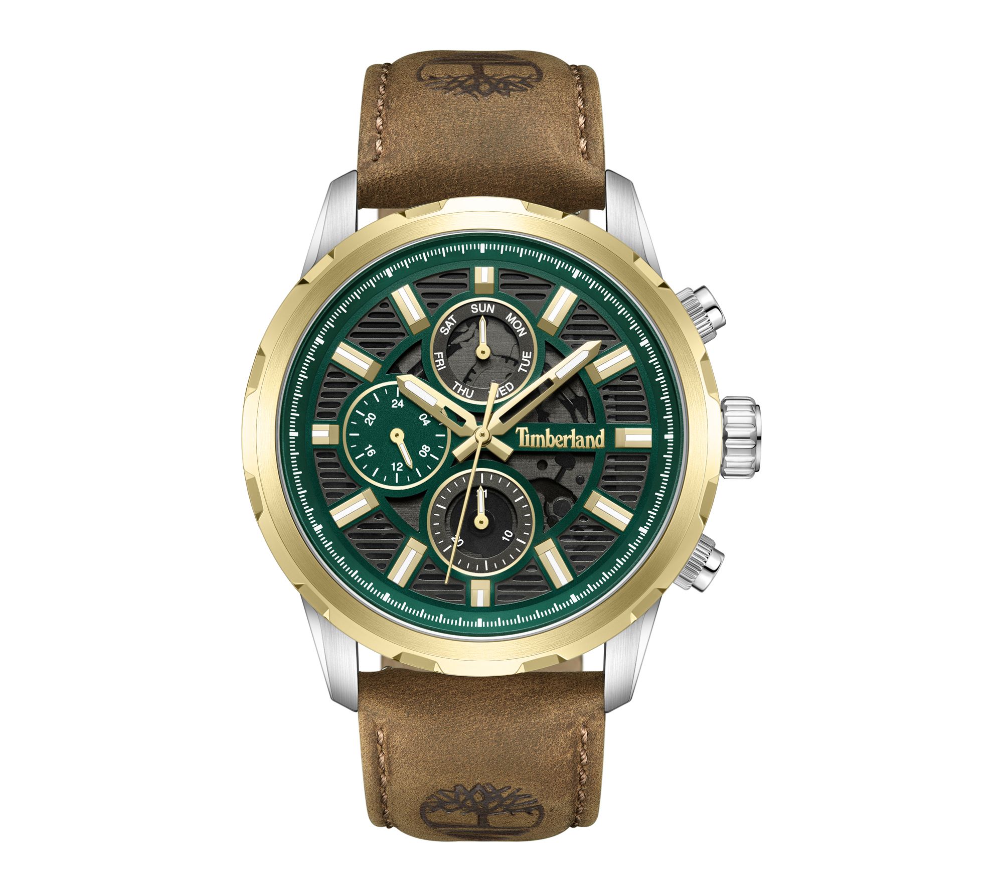 Timberland Men's Hampton Harbour Stainless Two-Tone Watch