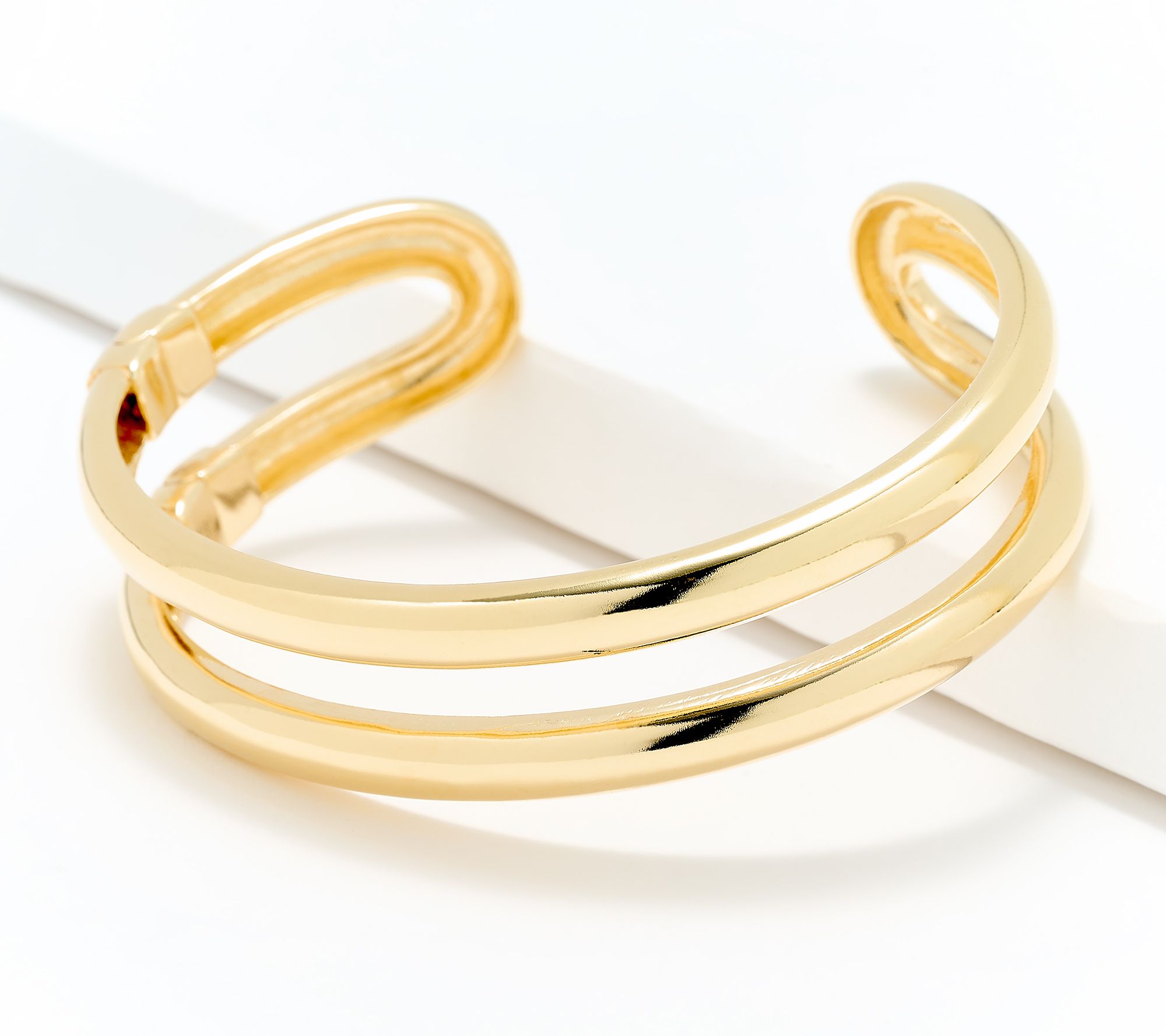 "As Is" Silver Style Domed Open Design Hinged Cuff, Sterl, 30.5g