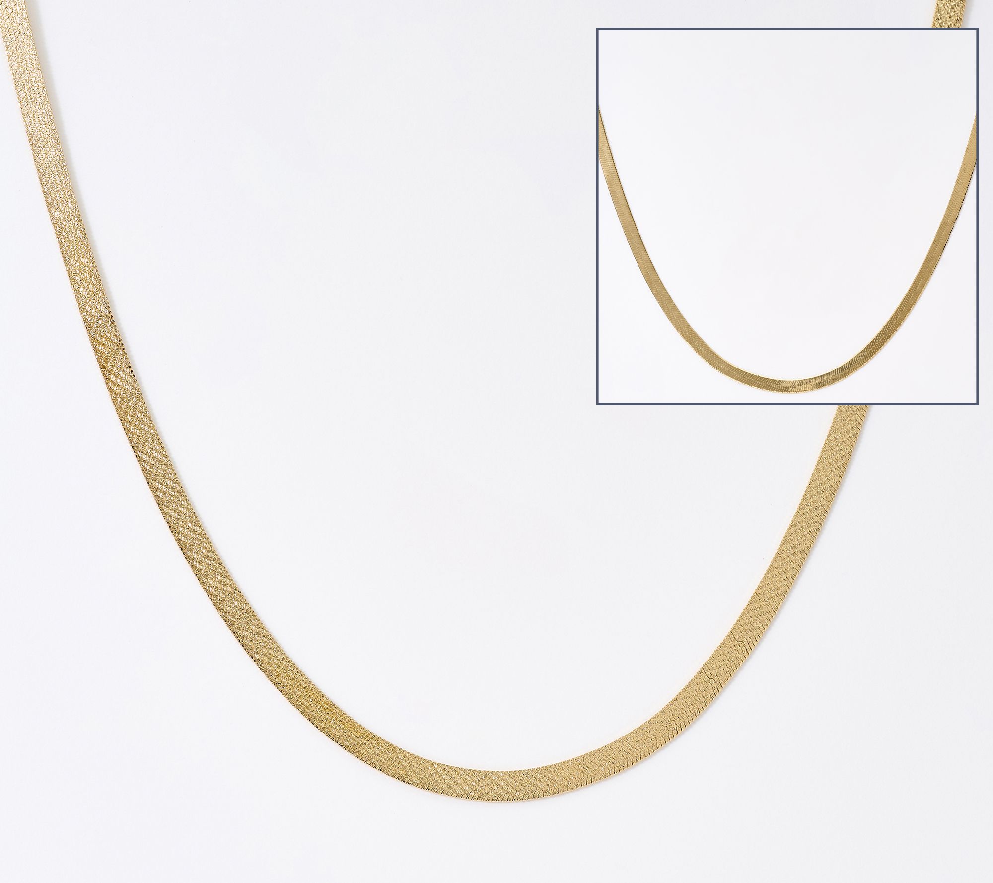 David Markstein Bronze Nuovo Herringbone Necklace, 20"