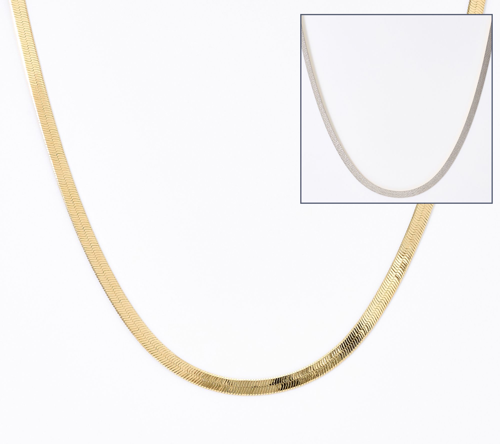 David Markstein Bronze Nuovo Herringbone Necklace, 20"
