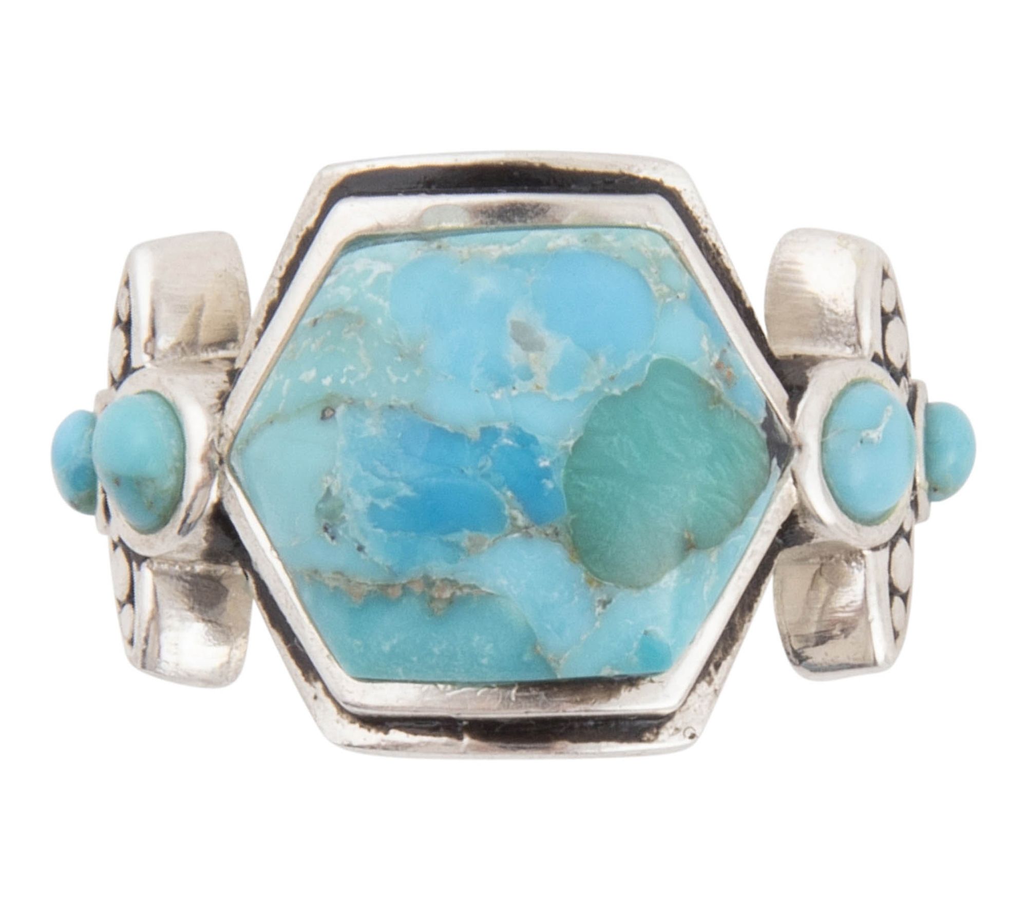 Barse Artisan Crafted Emile Blue Turquoise Ring