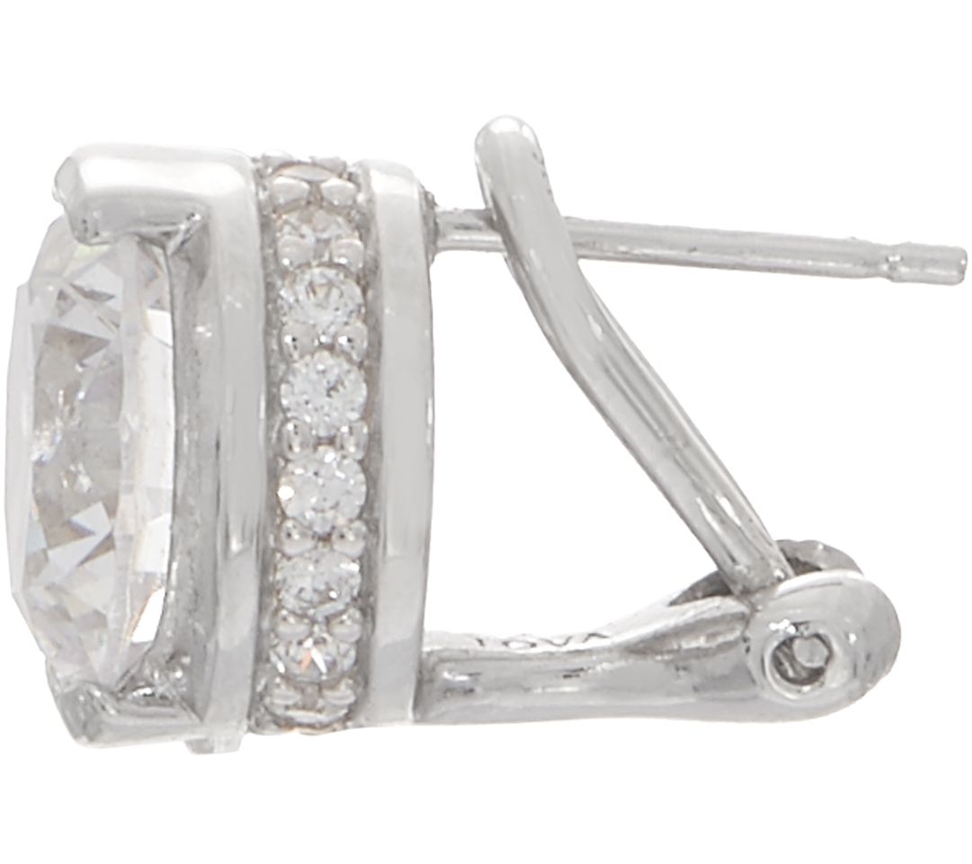 "As Is" TOVA Diamonique 6.00 cttw Earrings, Sterling or 14K Gold Plated