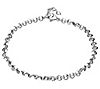 Steel by Design Set of 3 Beaded Initial Charm Bangles, 2 of 3