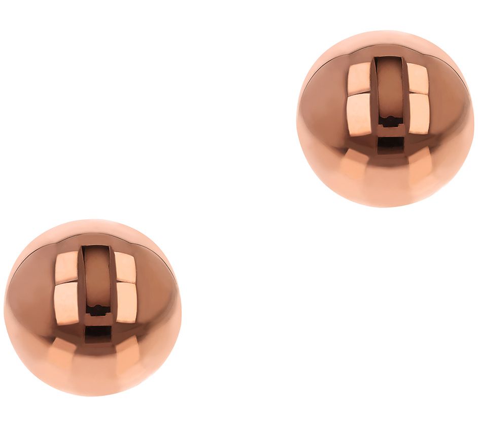 BellaOro Large Round Ball Stud Earrings