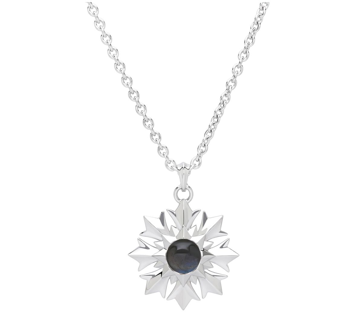 Margo Manhattan Sterling Labradorite Lydia Pendant w/ Chain