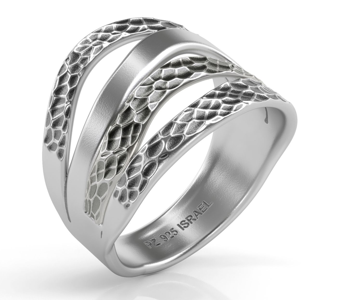 Or Paz Sterling Silver Highway Ring