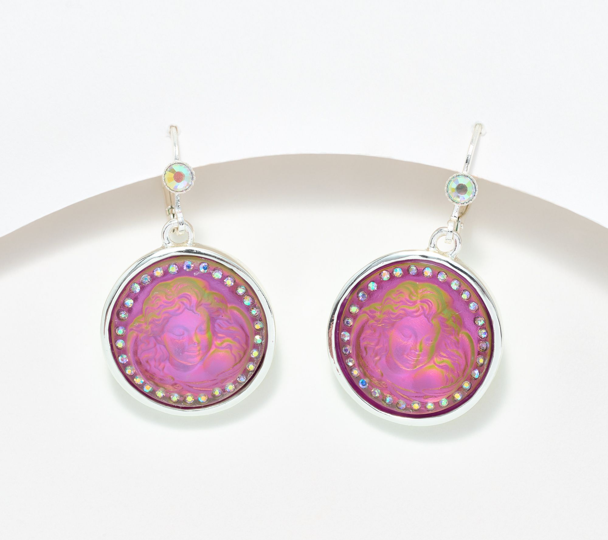 Kirks Folly Mystic Dream Angel Lever Back Earrings