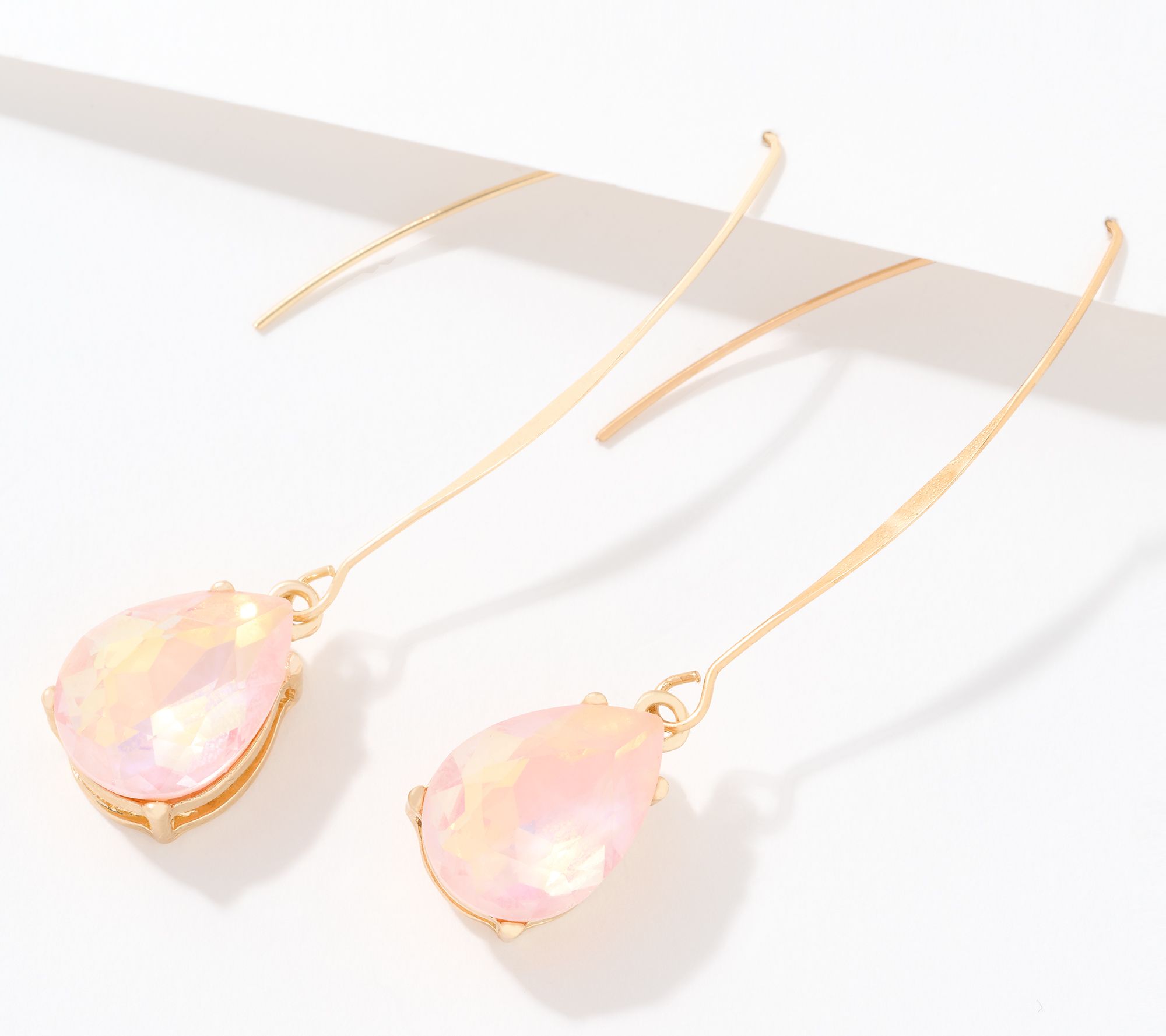 "As Is" Susan Graver Colored Drop Earrings