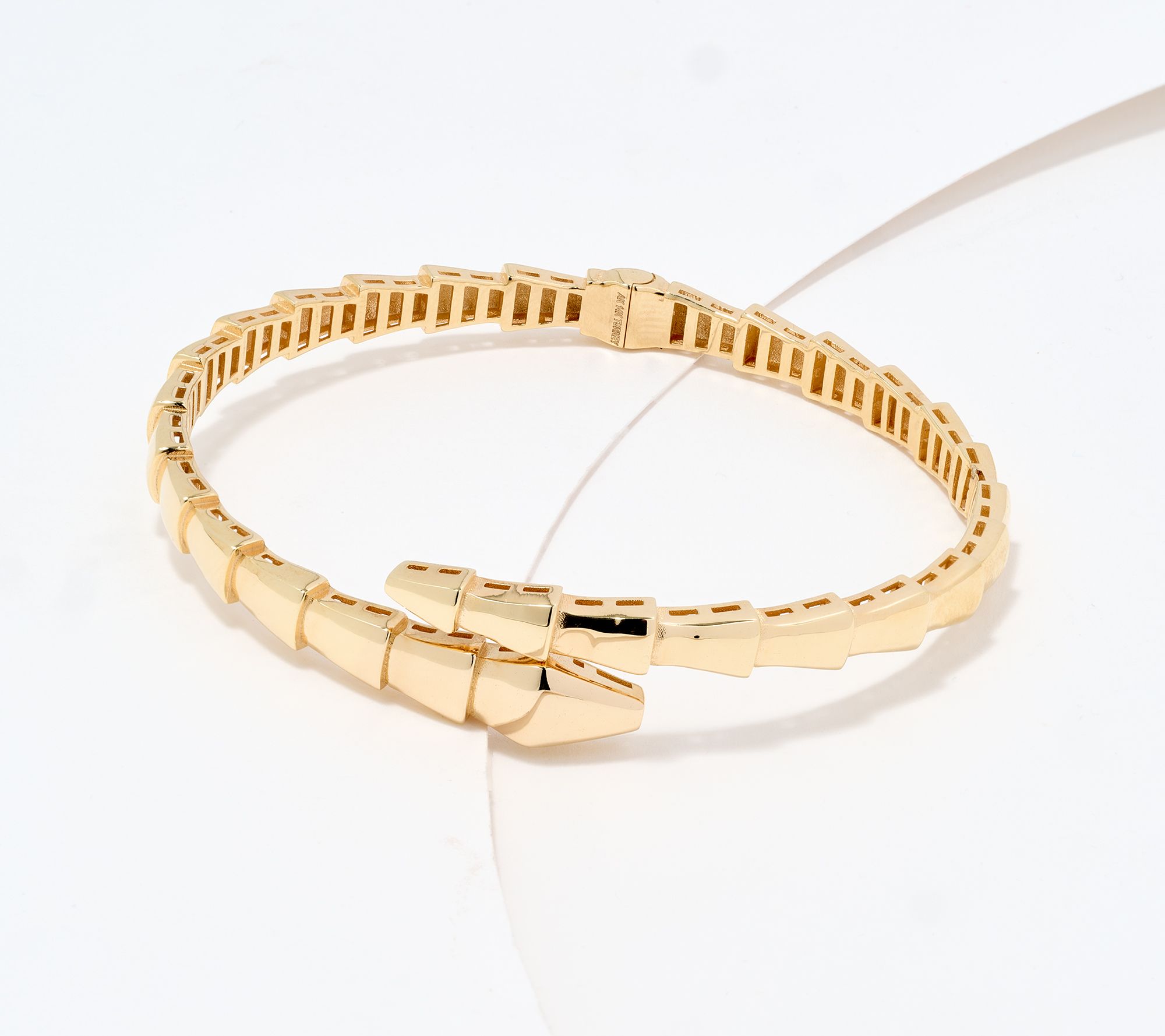 "As Is" Adorna Ribbed Bangle, 14K Gold, 11.7g