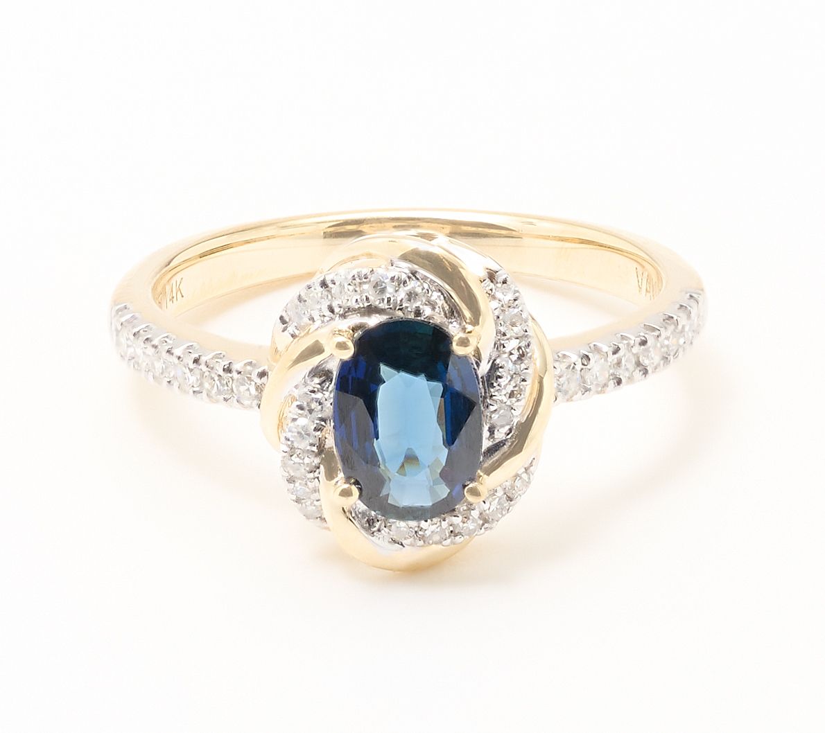 Vault Discoveries Australian Blue Sapphire, 14K Yellow Gold