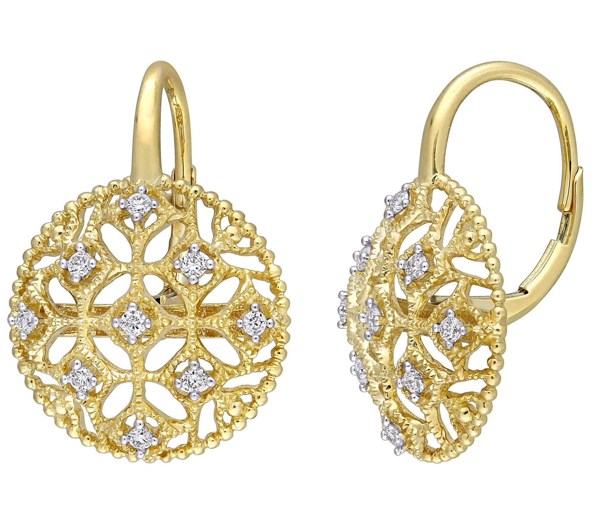 5/8 cttw KATARINA Natural Gemstones Earring Jackets in 14K Gold
