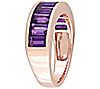 18K Rose Gold-Plated Sterling 2.30 cttw Amethyst Ring, 1 of 2