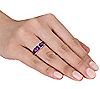 18K Rose Gold-Plated Sterling 2.30 cttw Amethyst Ring, 2 of 2