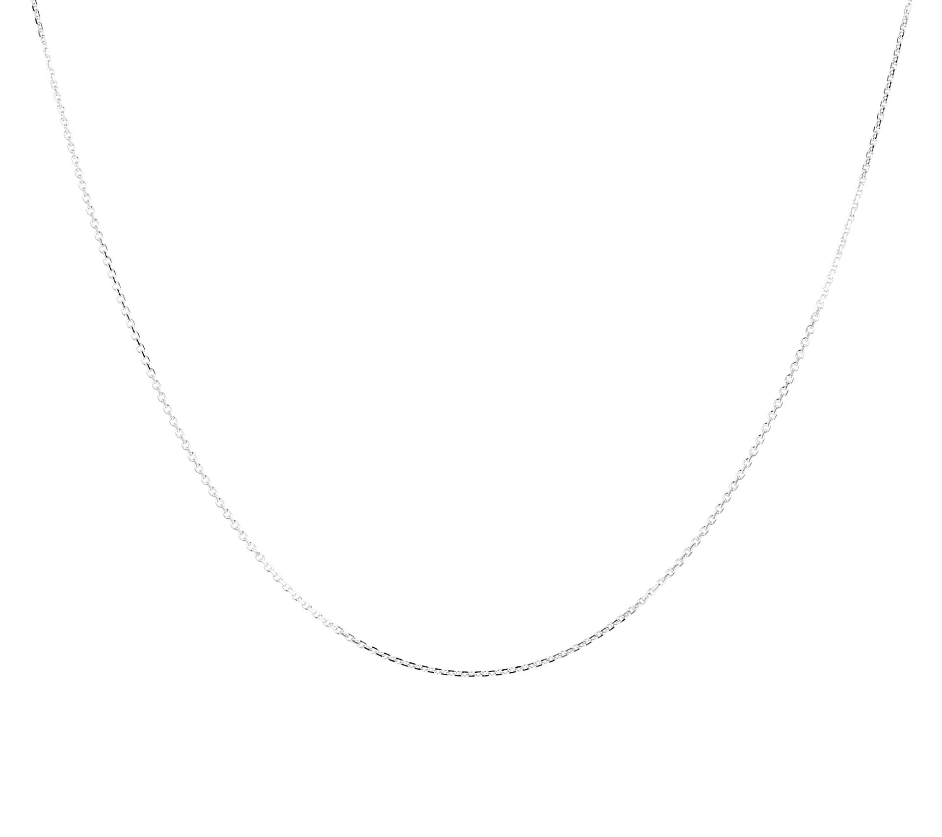 Italian Gold 18" Forzatina Link Necklace, 10K Gold