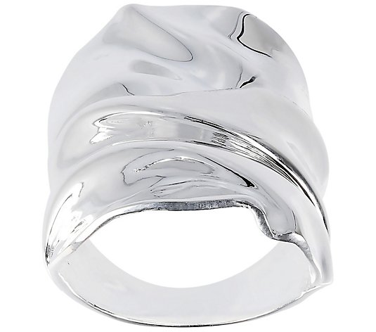 UltraFine Silver Bold Polished Band Ring