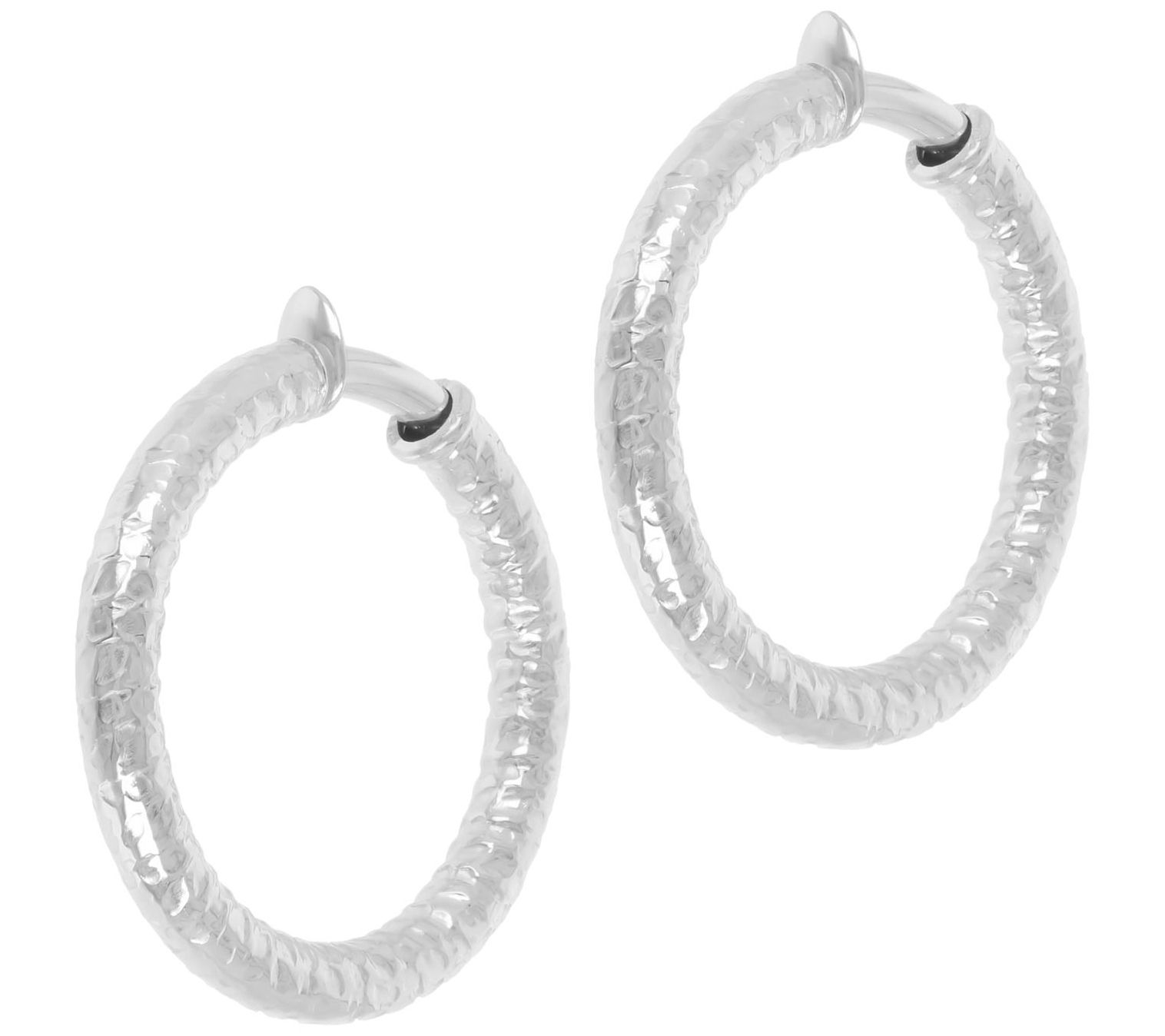 Louis Dell'olio Bronze Polished Curb Link Hoop arrings ,Yellow