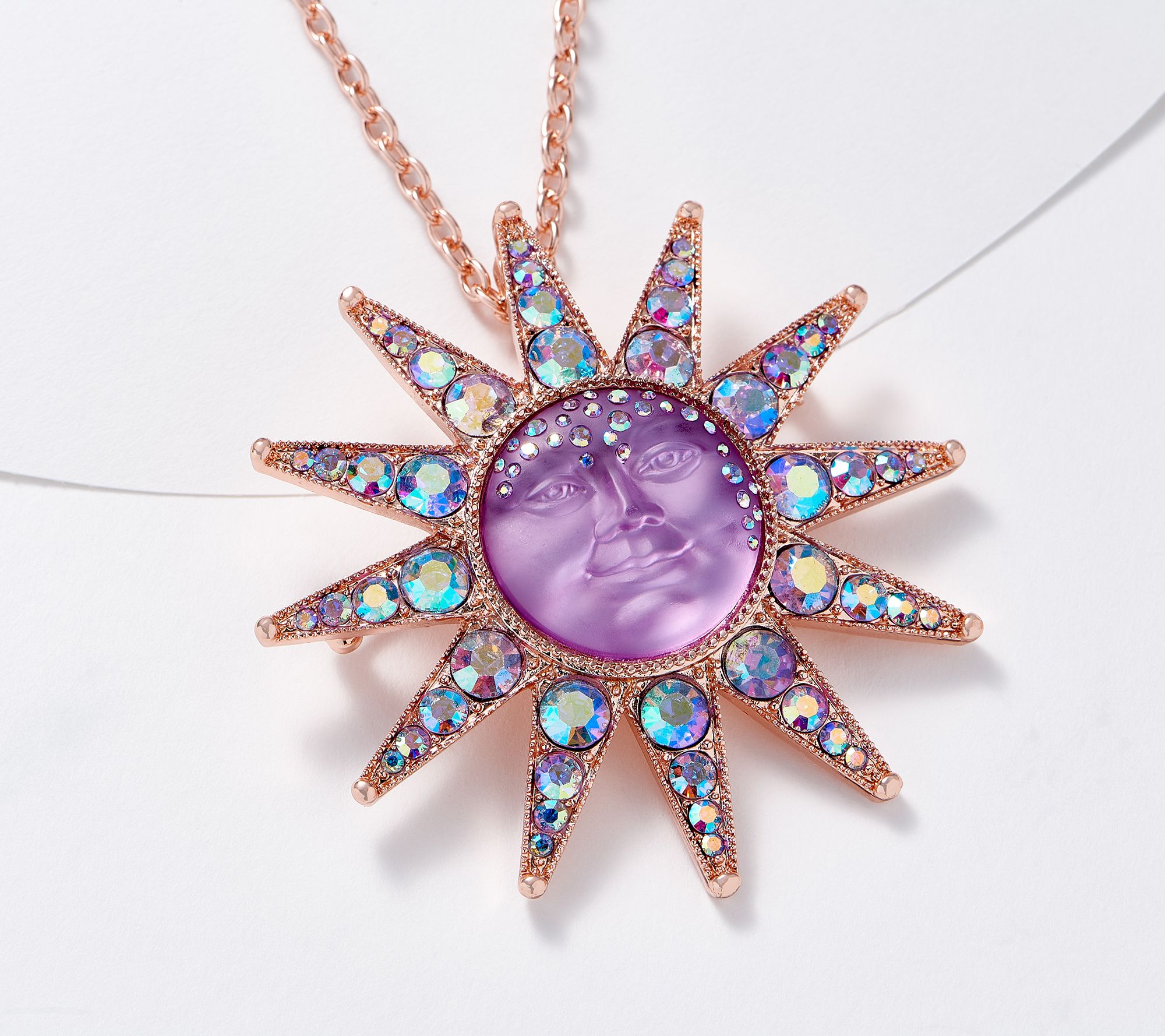 Sun and moon sale necklace from twitches