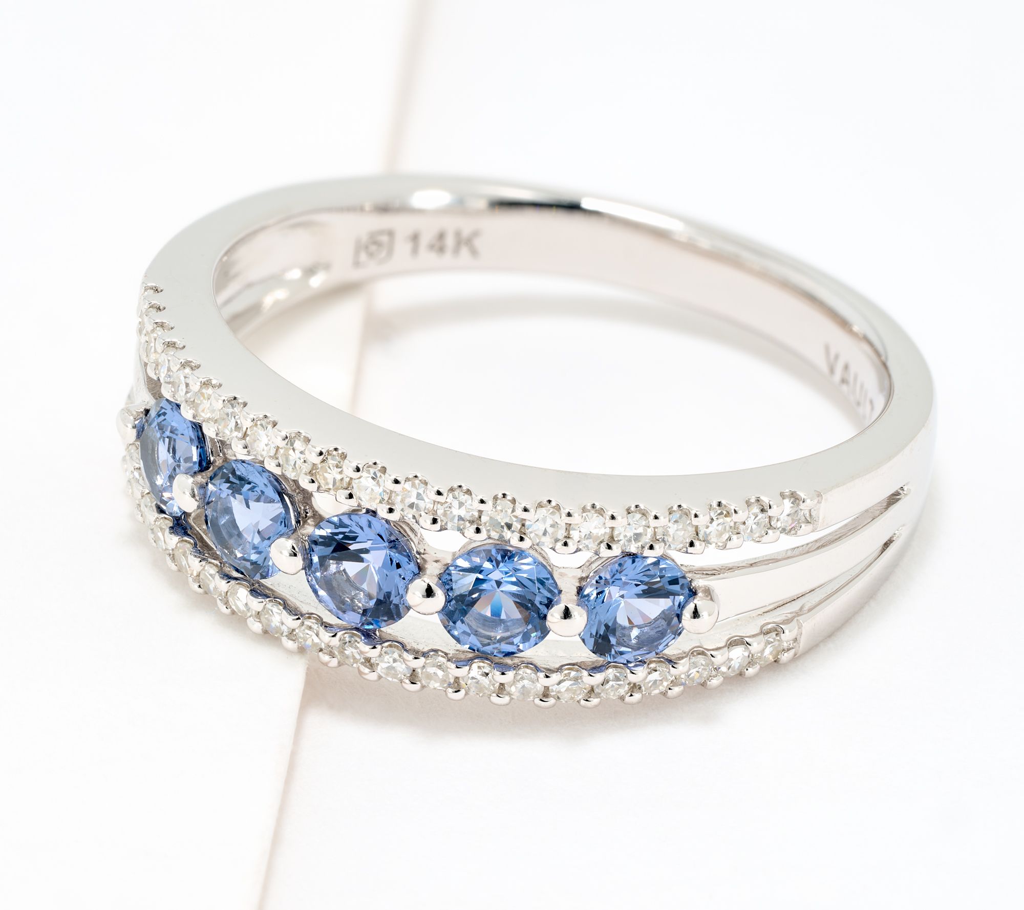 Vault Discoveries Madagascar Ice Blue SpinelRing 14K White Gold