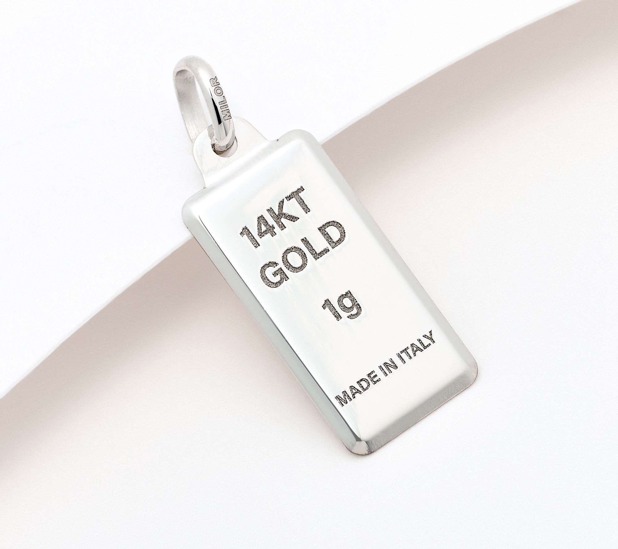 David Markstein 14K Gold Ingot Pendant