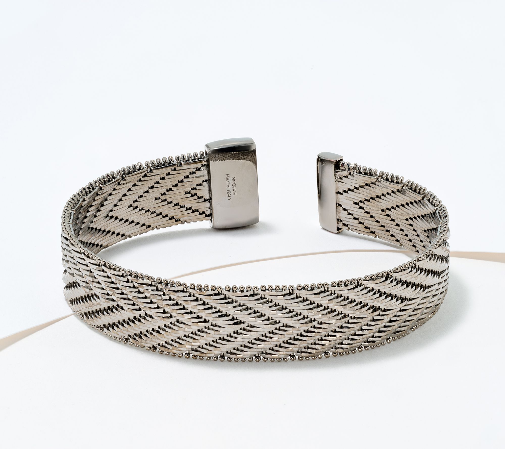 David Markstein Bronze Premiere Riccio Magnetic Clasp Bracelet