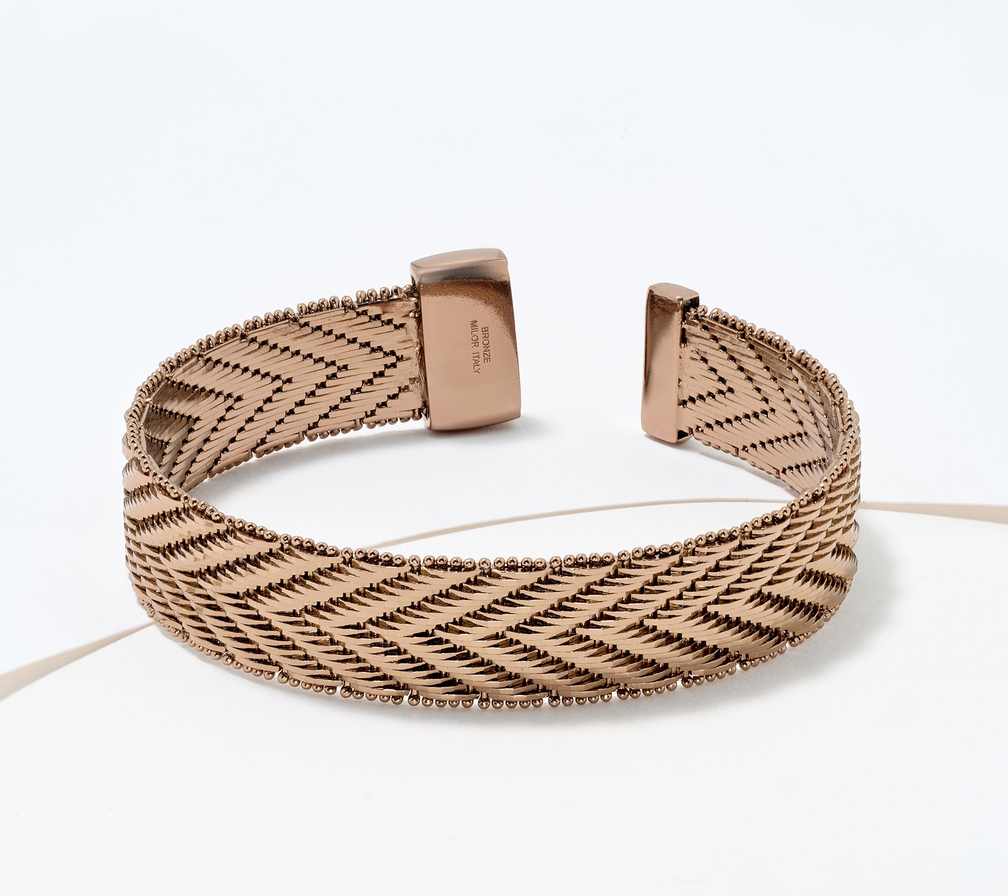 David Markstein Bronze Premiere Riccio Magnetic Clasp Bracelet