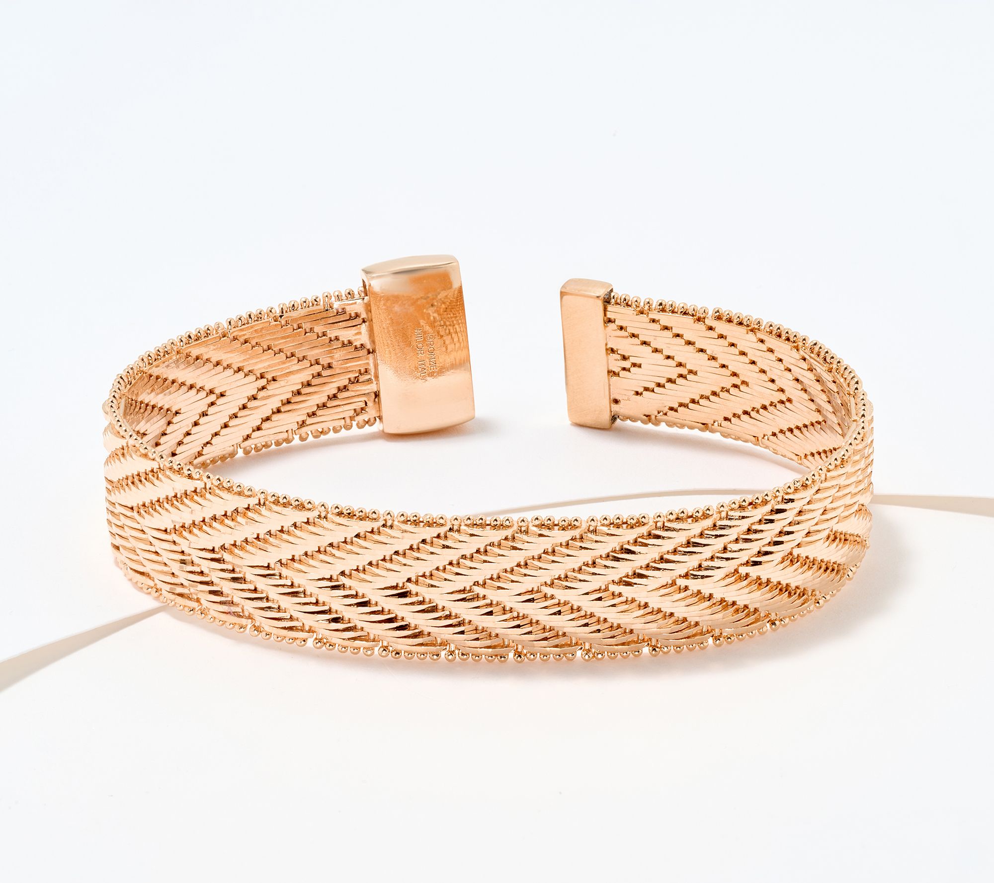 David Markstein Bronze Premiere Riccio Magnetic Clasp Bracelet