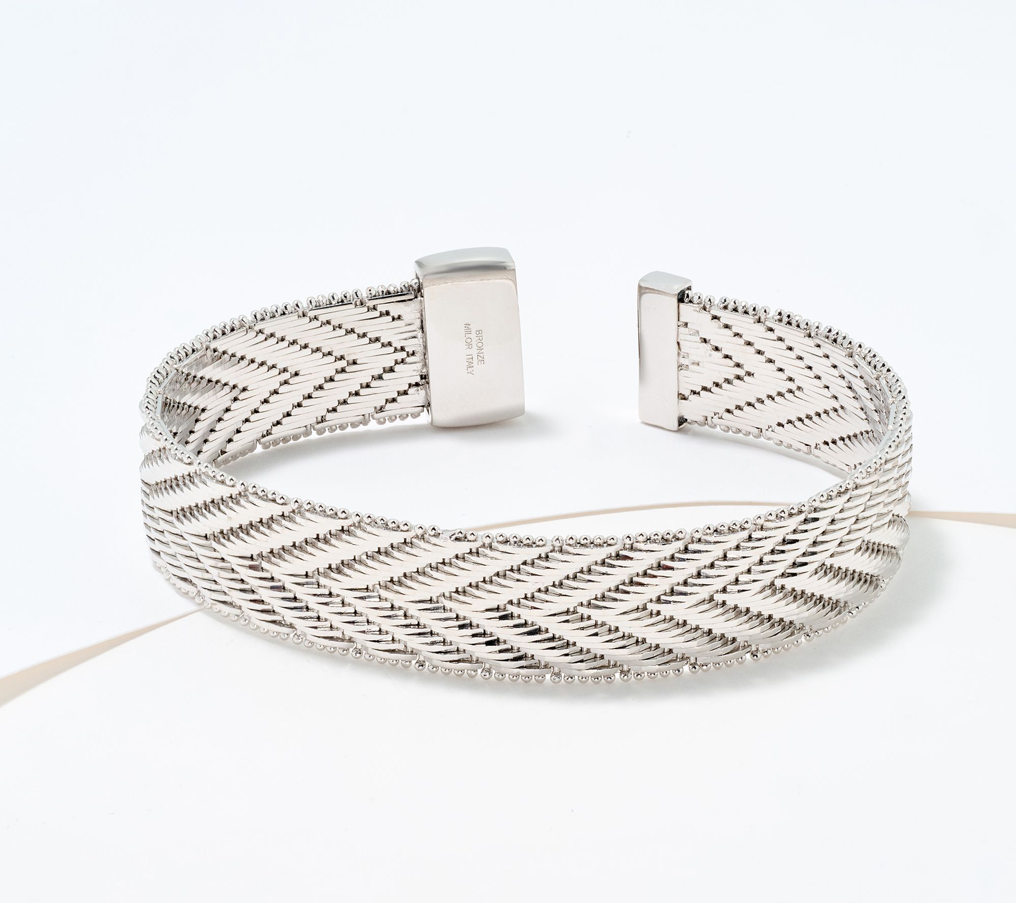 David Markstein Bronze Premiere Riccio Magnetic Clasp Bracelet